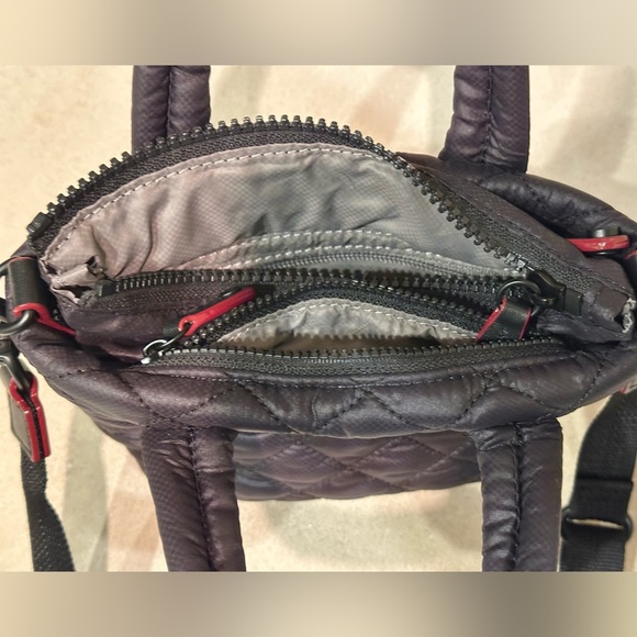 MZ Wallace Petite Metro Deluxe Black Crossbody Bag - Picture 7 of 16